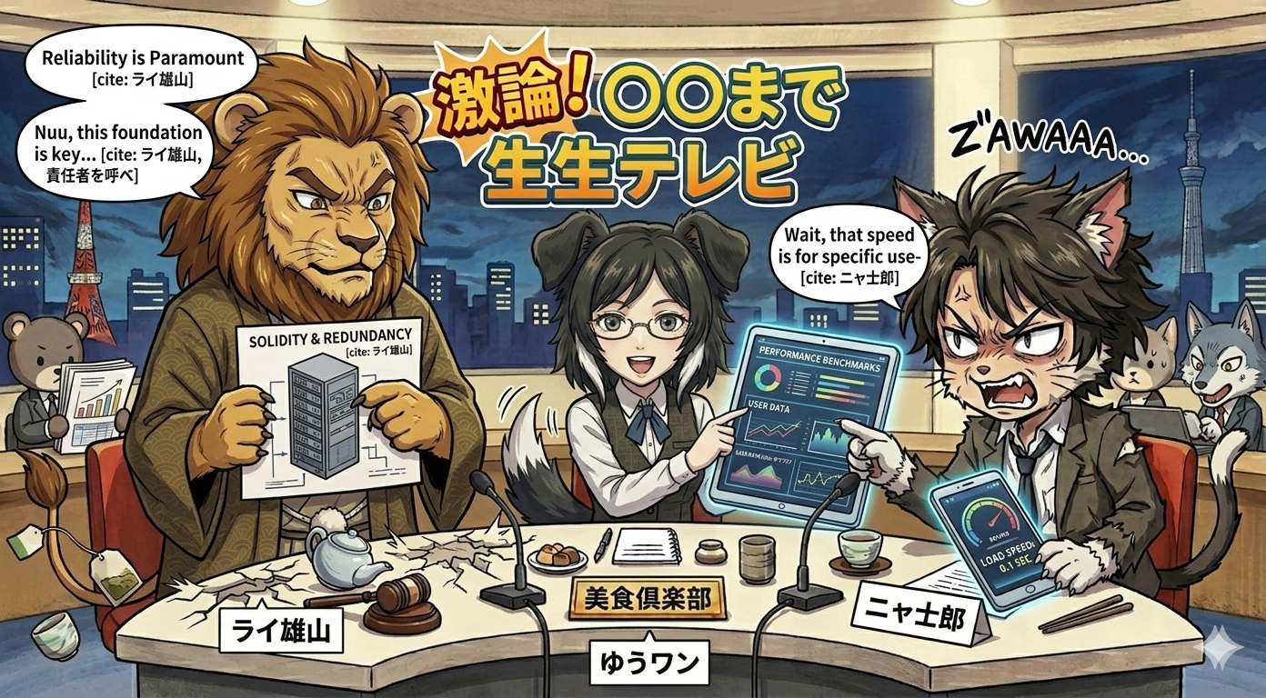 サーバー激論！至高と究極のサーバー対決